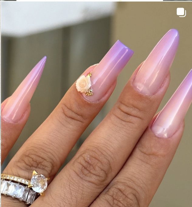 Nail art extensões acrílico